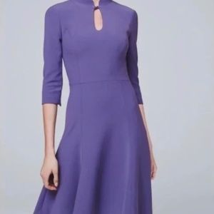 White House Black Market purple dress